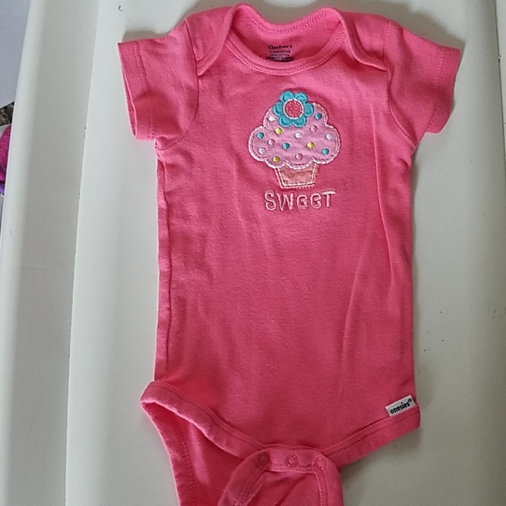 Gerber Sweet Cupcake Onesie